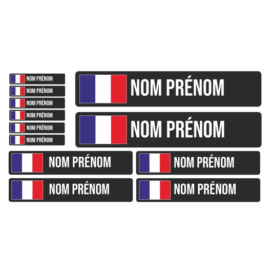 Sticker vélo France personnalisé