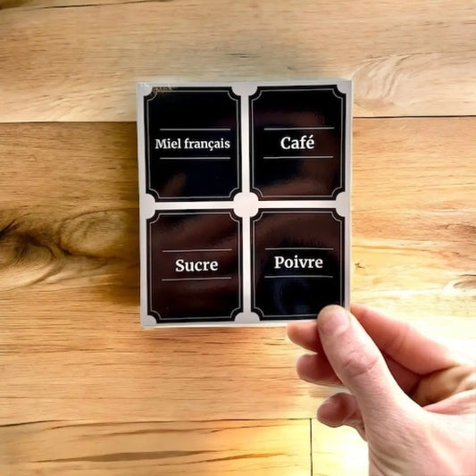 Étiquettes pour bocaux personnalisées - Style 4