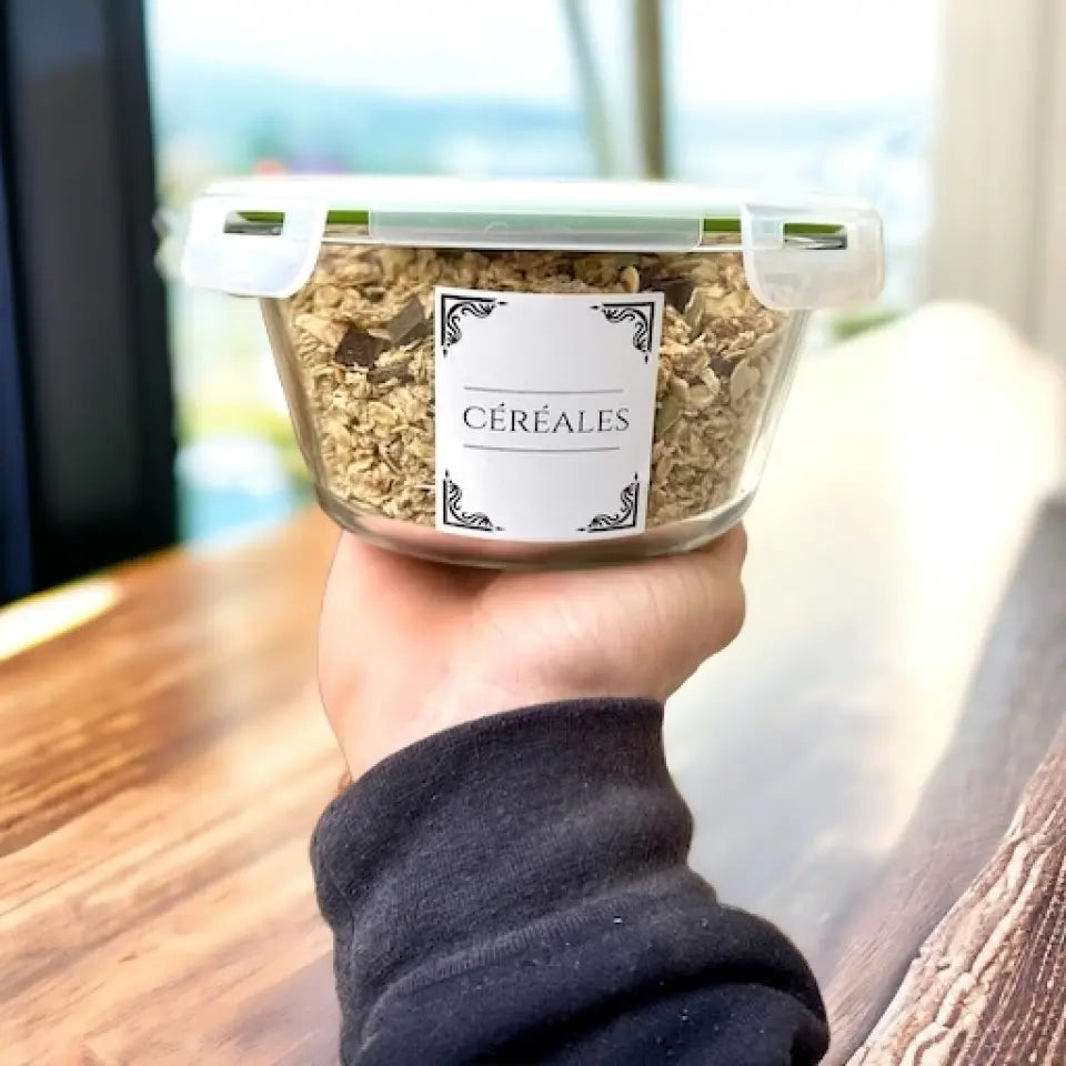 Étiquettes pour bocaux personnalisées - Style 2