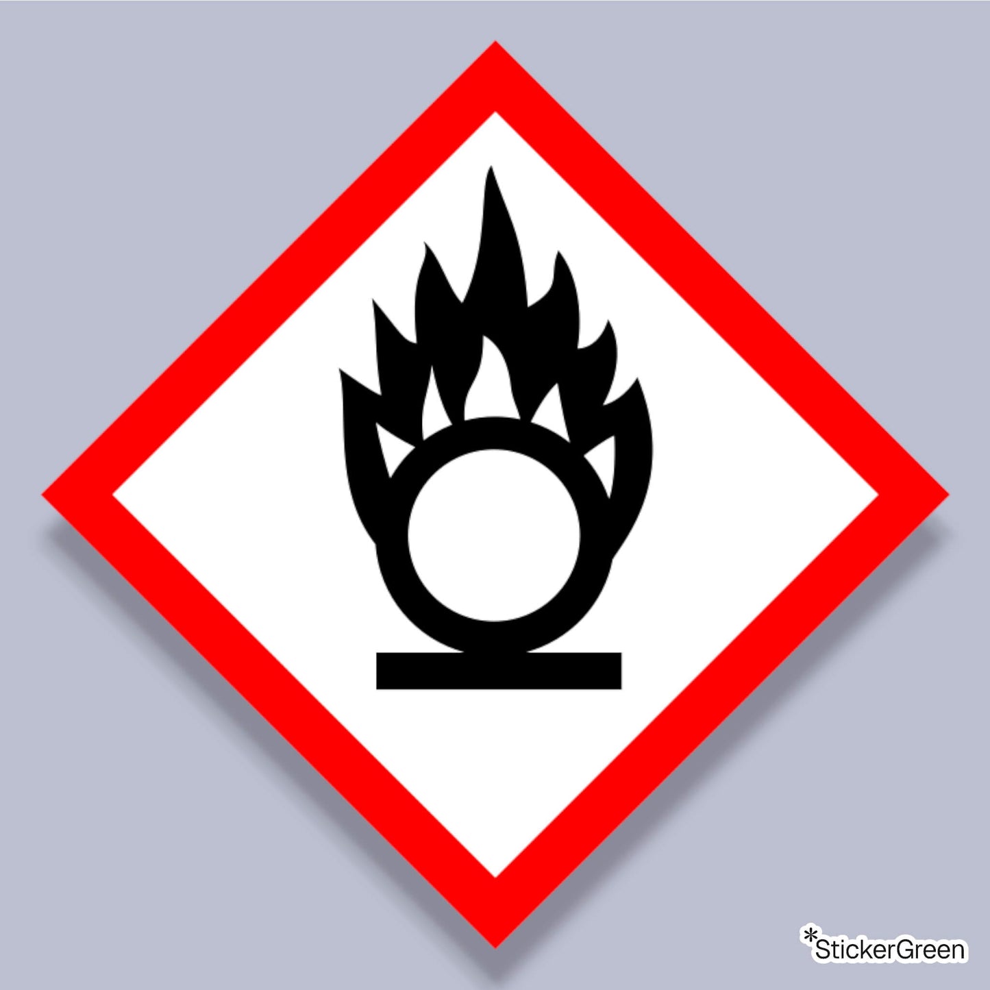 Sticker SGH03 Comburant