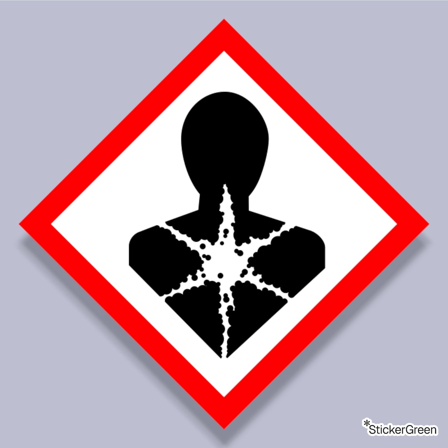 Sticker SGH08 Danger pour la santé