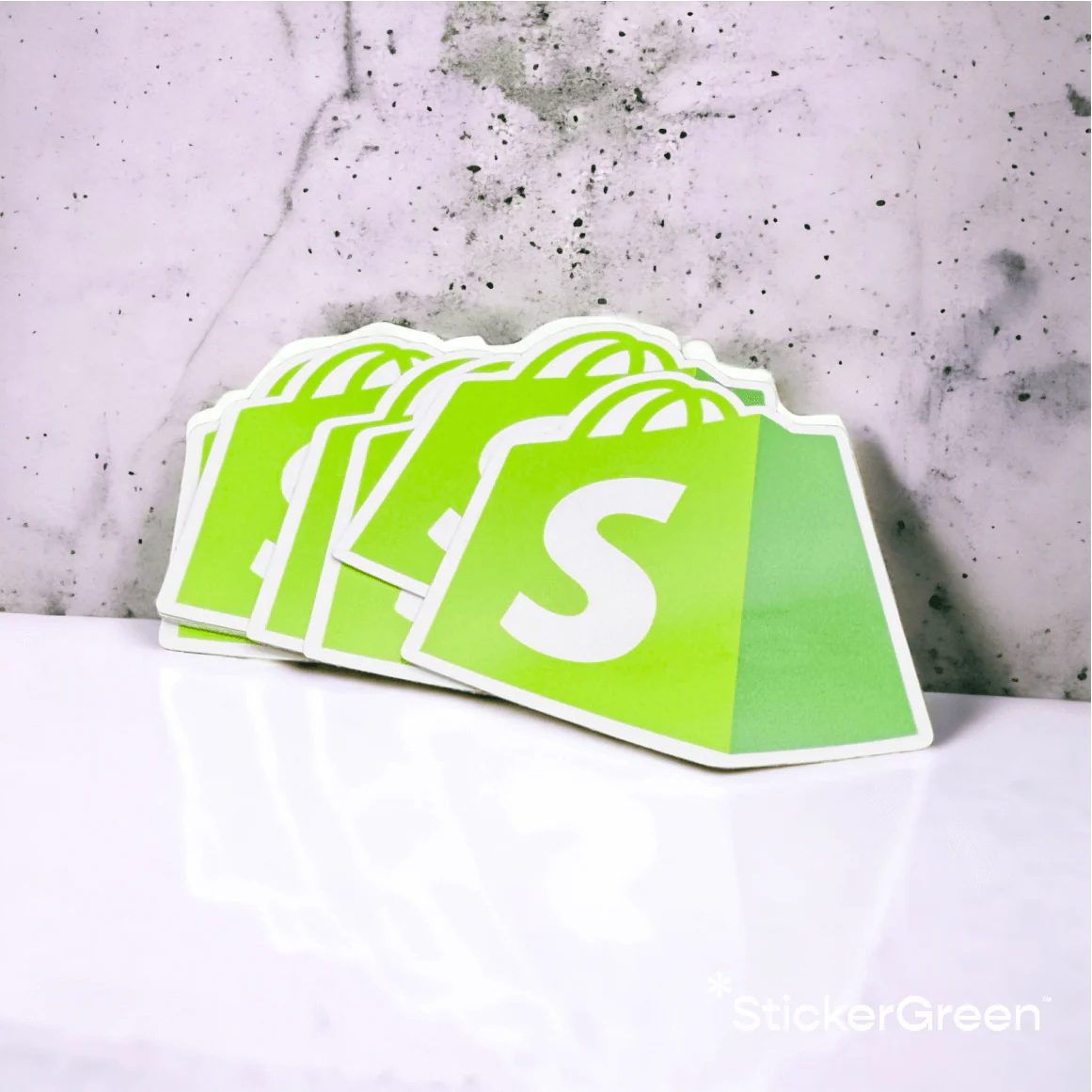 Sticker shopify à la forme