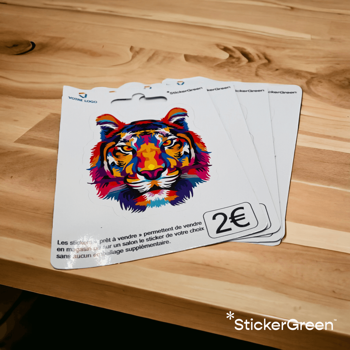 Image 2 : Stickers prêts à vendre, durable et éco-friendly, fabriqués en vinyle épais, résistants aux intempéries.