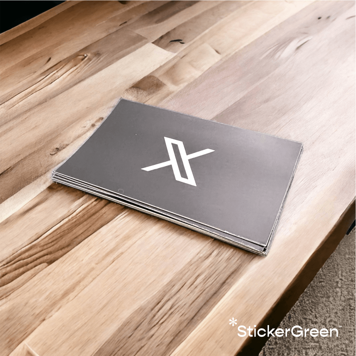 Image 4 : Stickers rectangulaires personnalisés, vinyle durable et recyclable, résistant aux intempéries, éco-responsable.