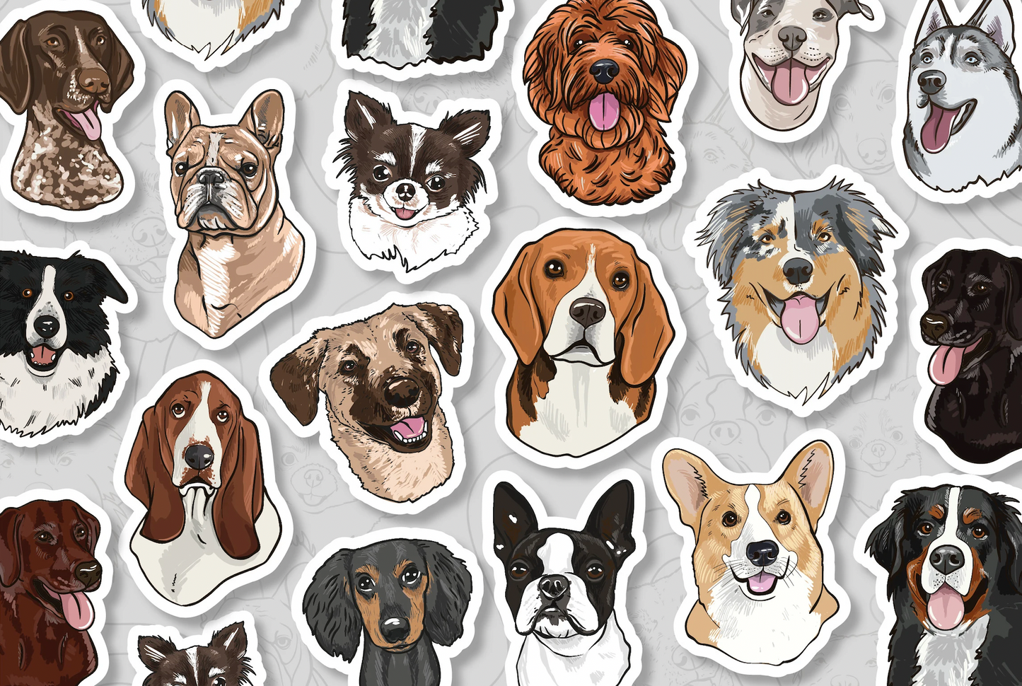 Création d'un pack de 4 stickers