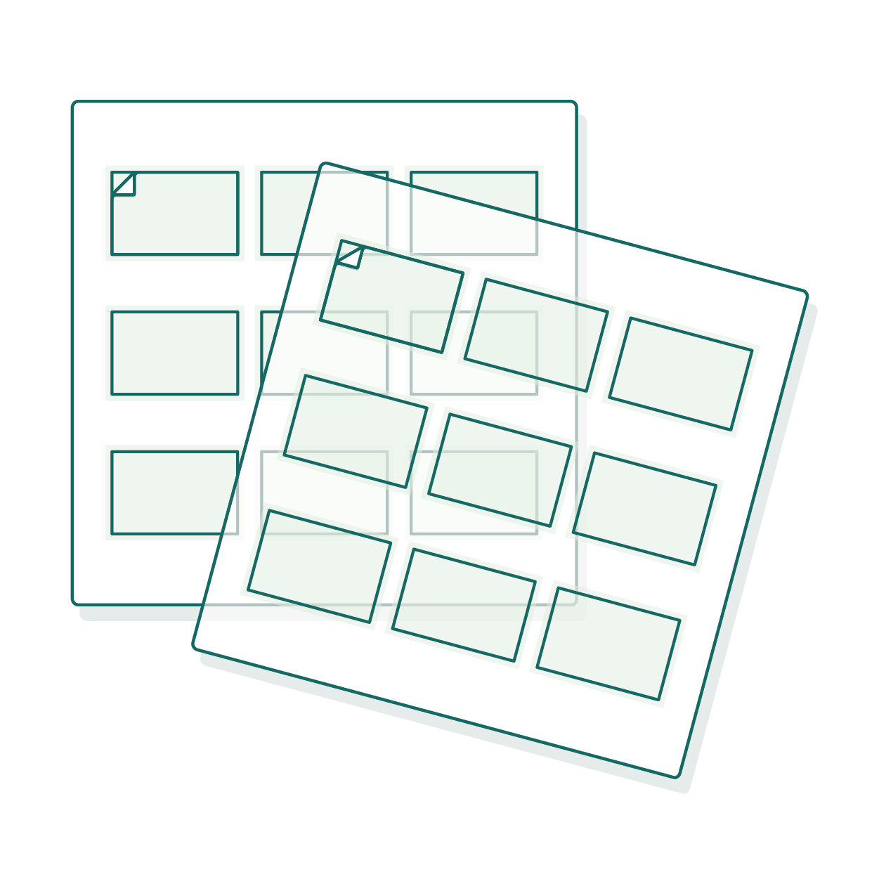 Planche d'étiquettes rectangles transparentes