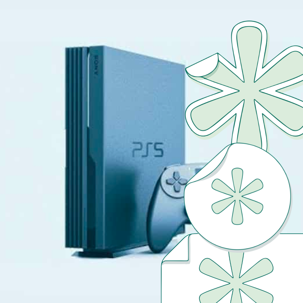 Sticker autocollant pour Console de Jeux Xbox PS5 personnalisé