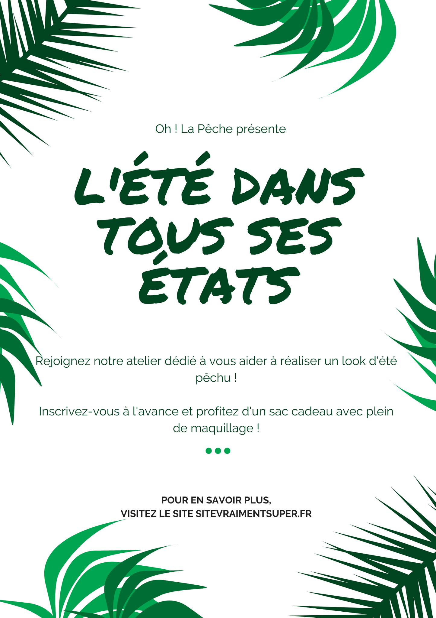 Création d'une affiche publicitaire