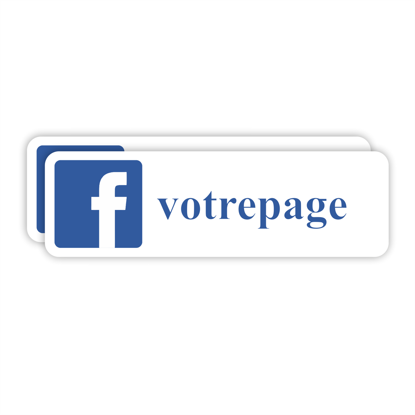 Facebook personnalisé sticker autocollant
