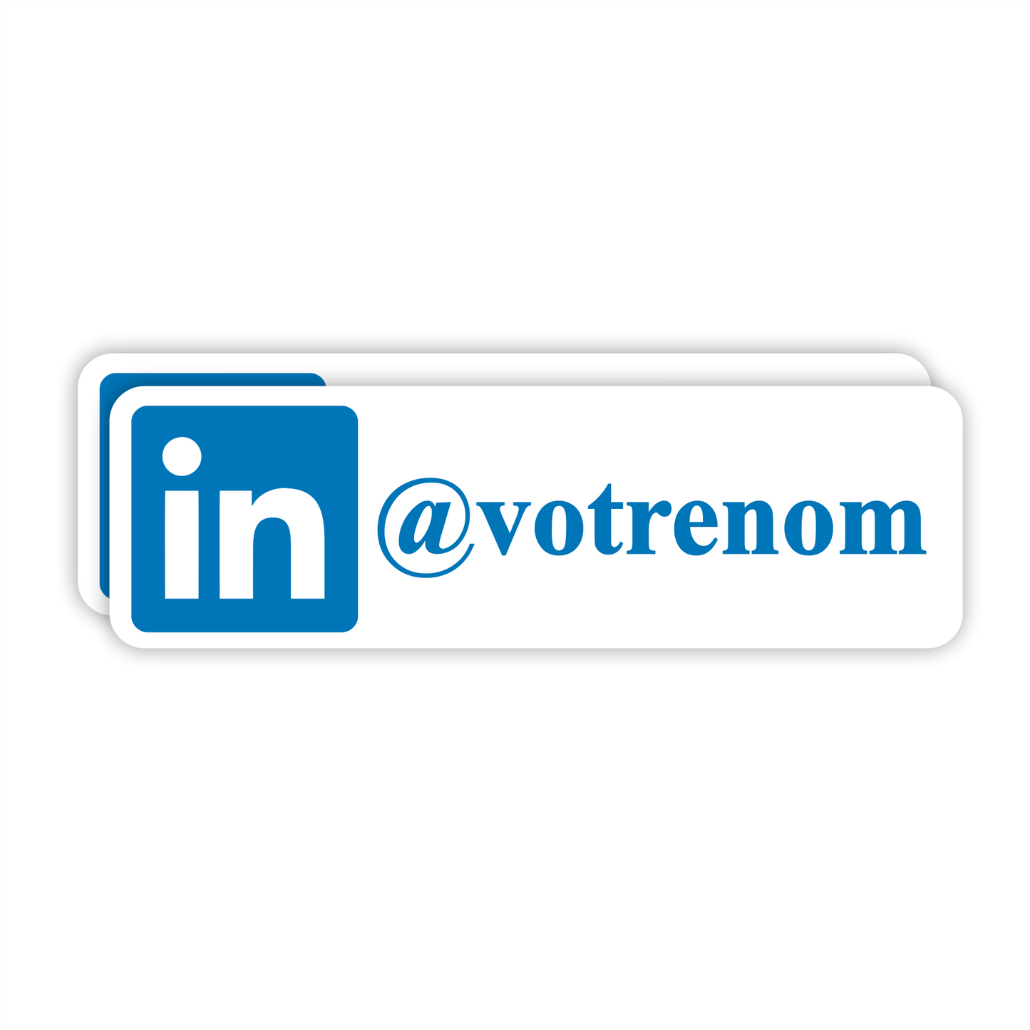 Linkedin personnalisé sticker autocollant
