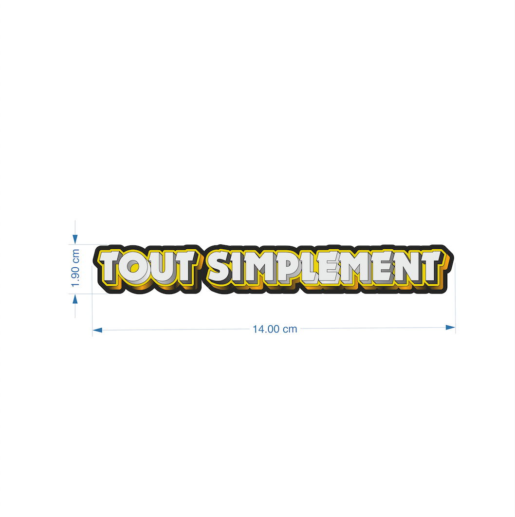 Sticker Tout Simplement