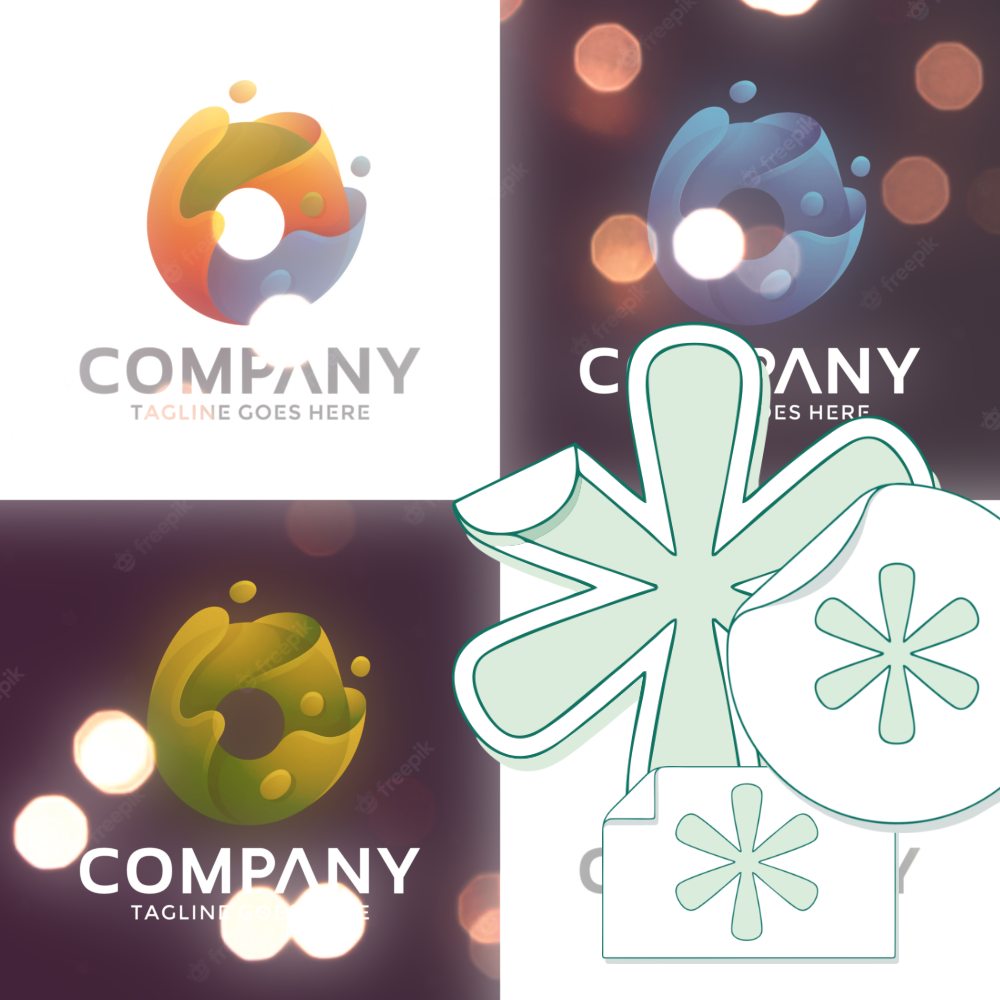 Sticker adhésif d'entreprise personnalisé
