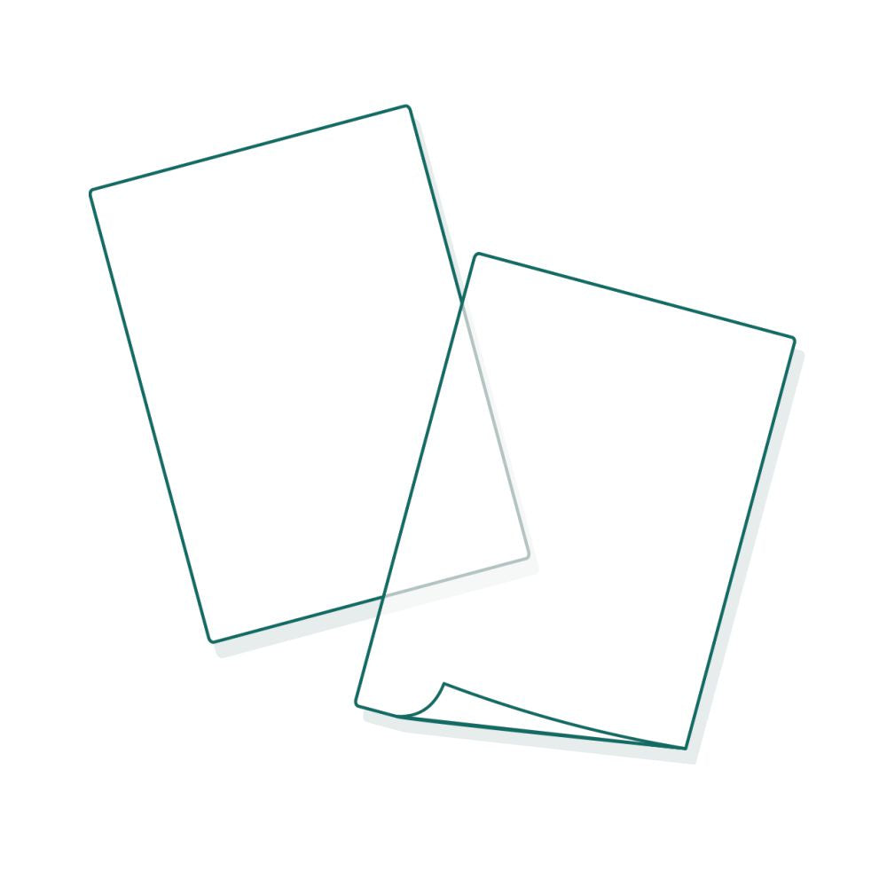 Affiches adhésives transparentes