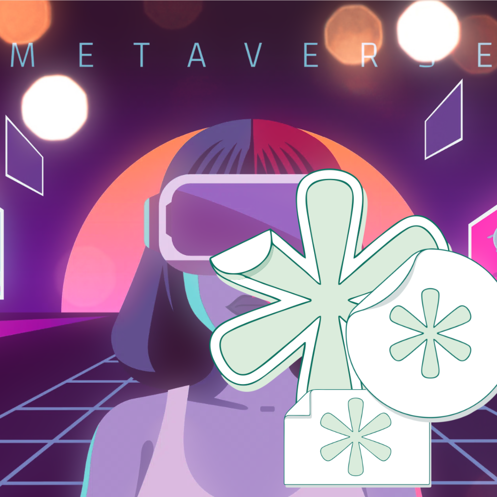 Sticker autocollant Metaverse personnalisé
