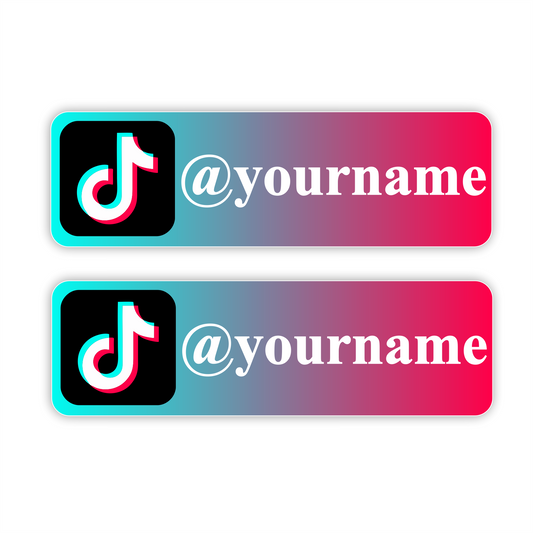 Tiktok personnalisé sticker autocollant