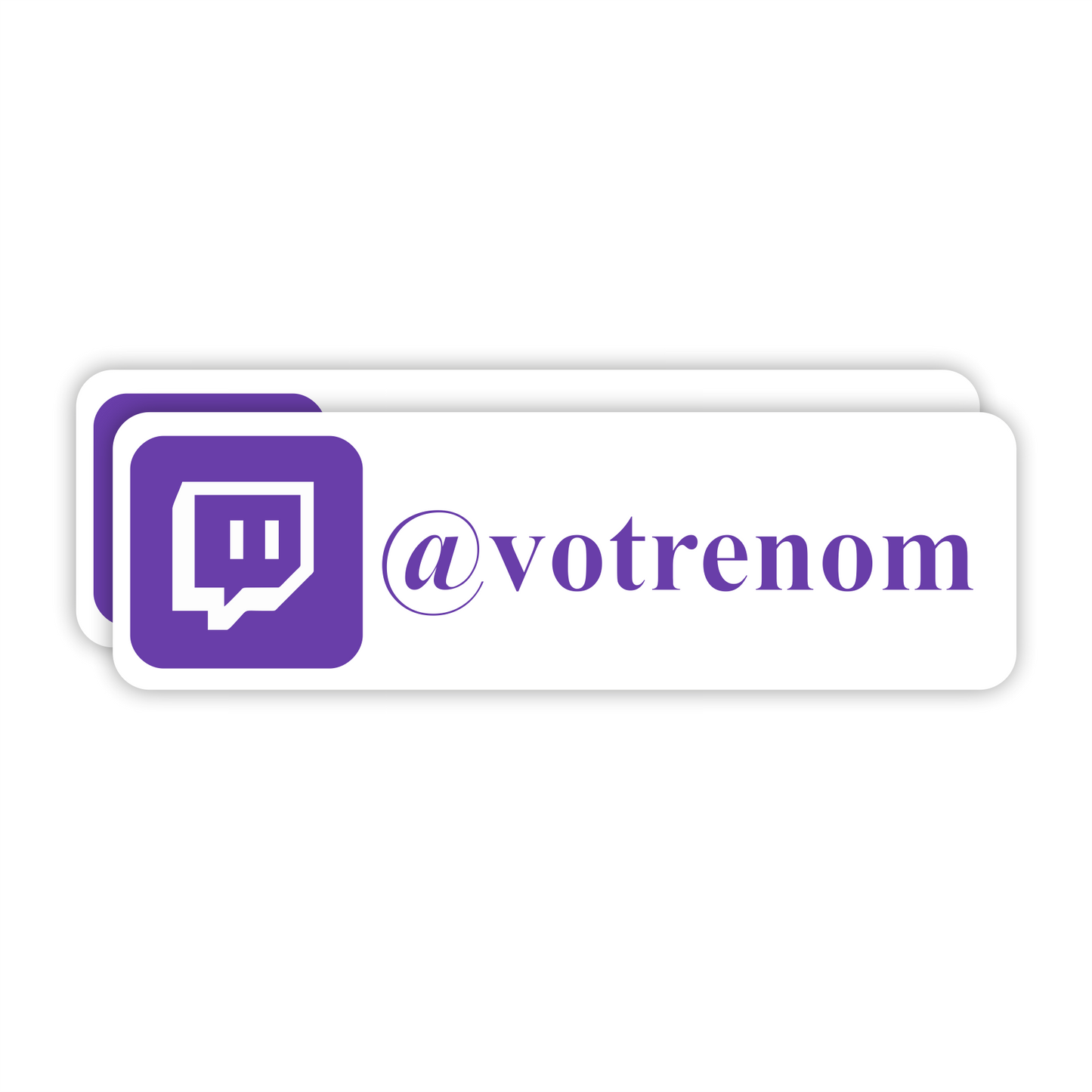 Twitch personnalisé sticker autocollant