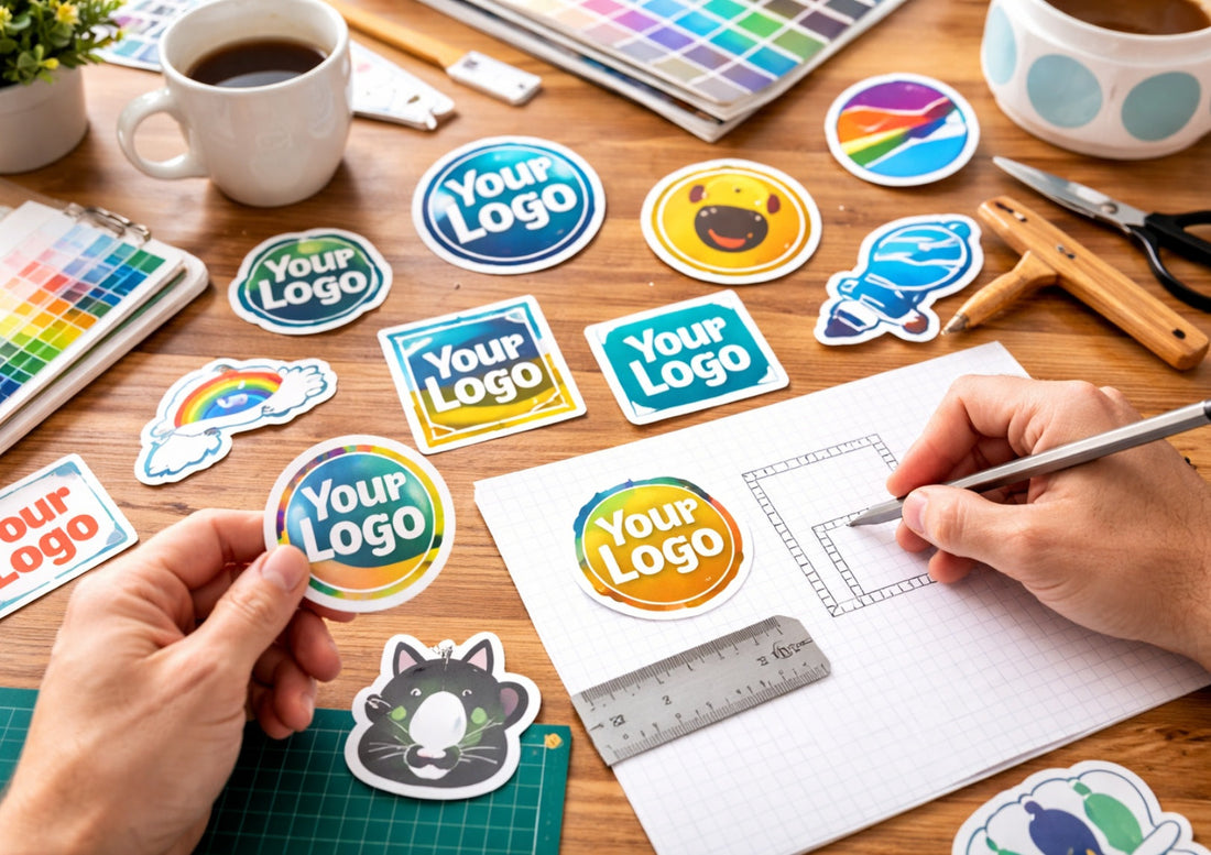 Guide pour choisir la taille et la forme d’autocollants personnalisés