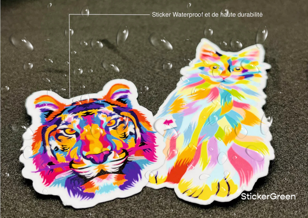 Autocollant étanche adapté aux besoins