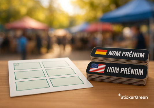 Étiquettes personnalisées pour artisans sur les marchés locaux