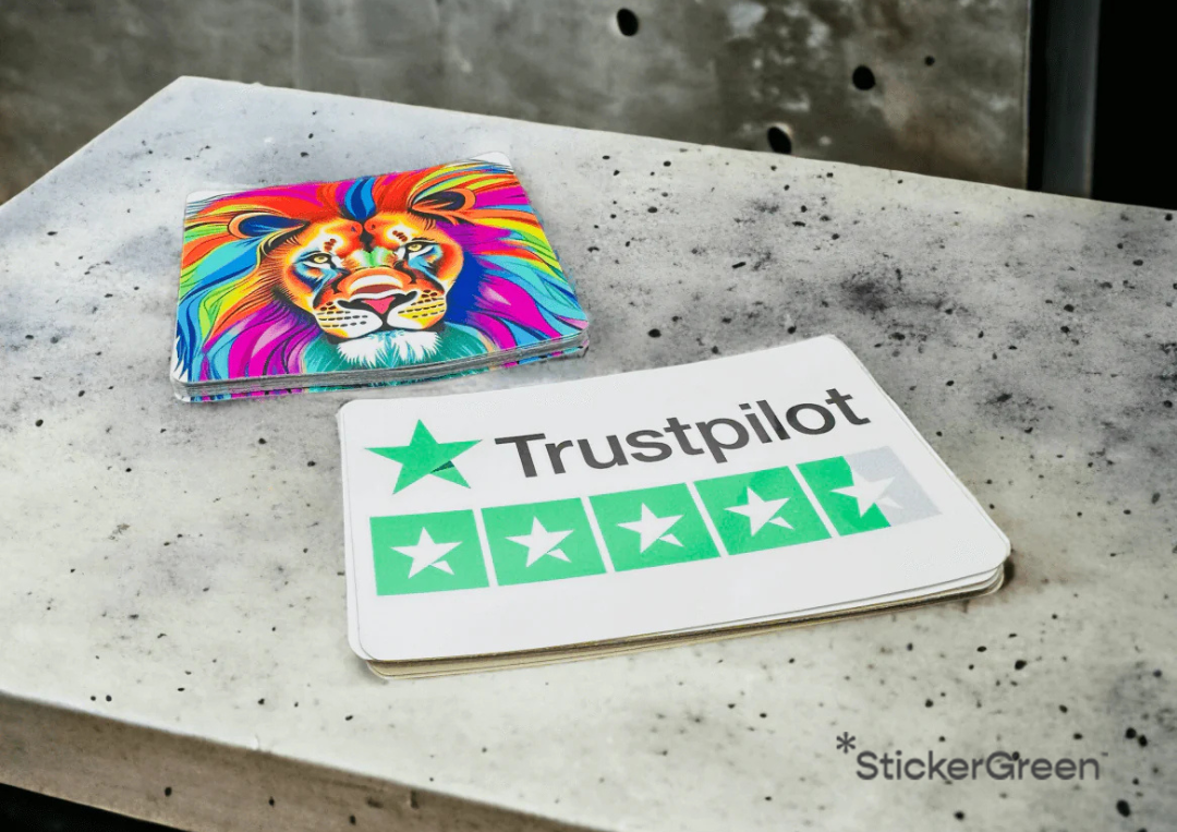 Stickers personnalisés durables sur différents matériaux