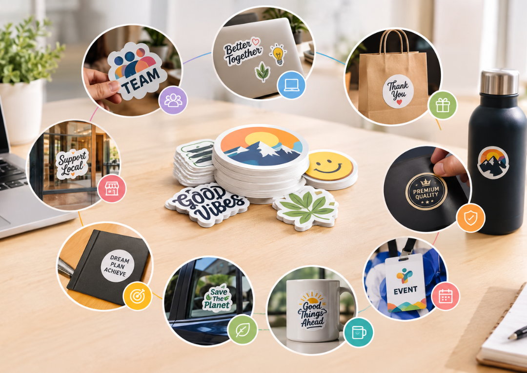 Stickers personnalisés pour une association ou une entreprise