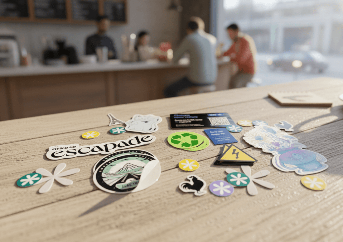 des stickers personnalisés pour le branding