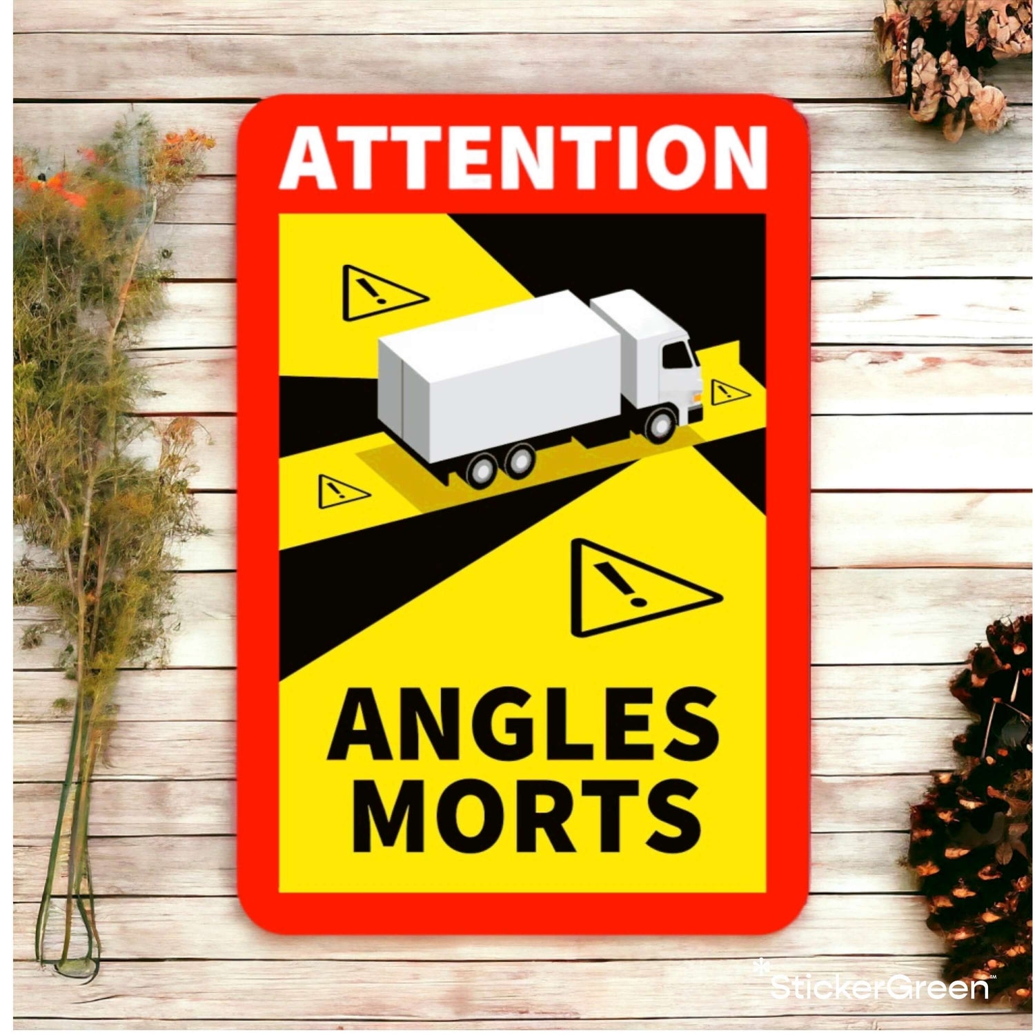 Stickers autocollants Angles Morts Camion Autocar