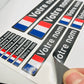 Sticker vélo France personnalisé