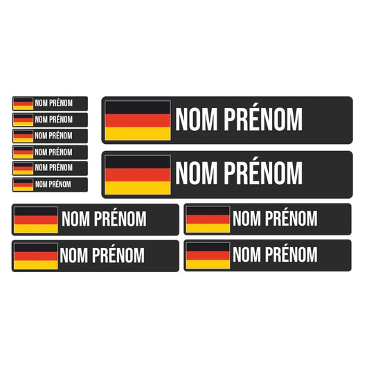 Sticker vélo Allemagne personnalisé