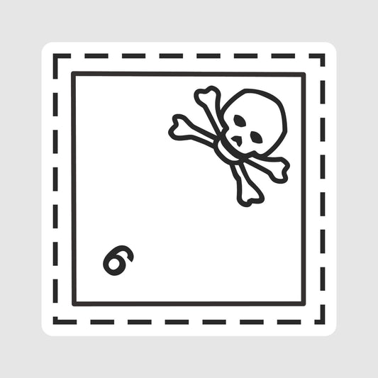 Sticker ADR Classe 6.1 – Matières toxiques