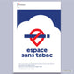 Sticker Espace Sans Tabac - format affiche