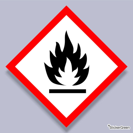 Sticker SGH02 Inflammable