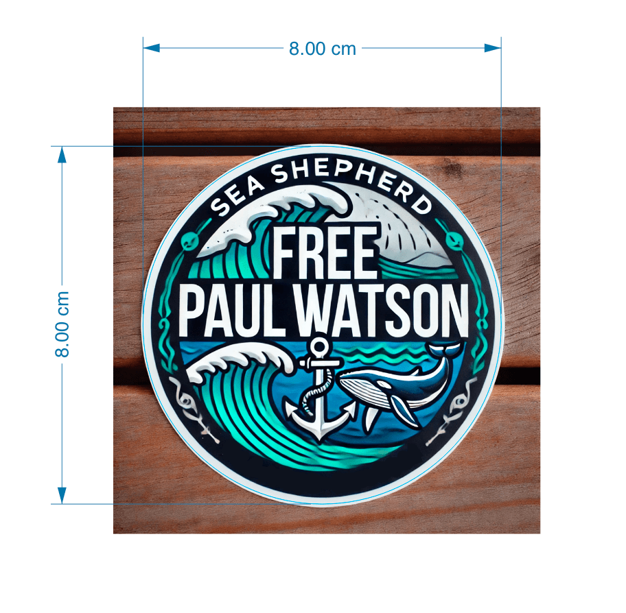 Sticker de soutien à Paul Watson – Gratuit