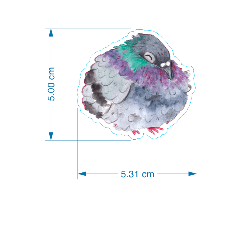 Sticker 1 : Pack de Pimpon Pigeon