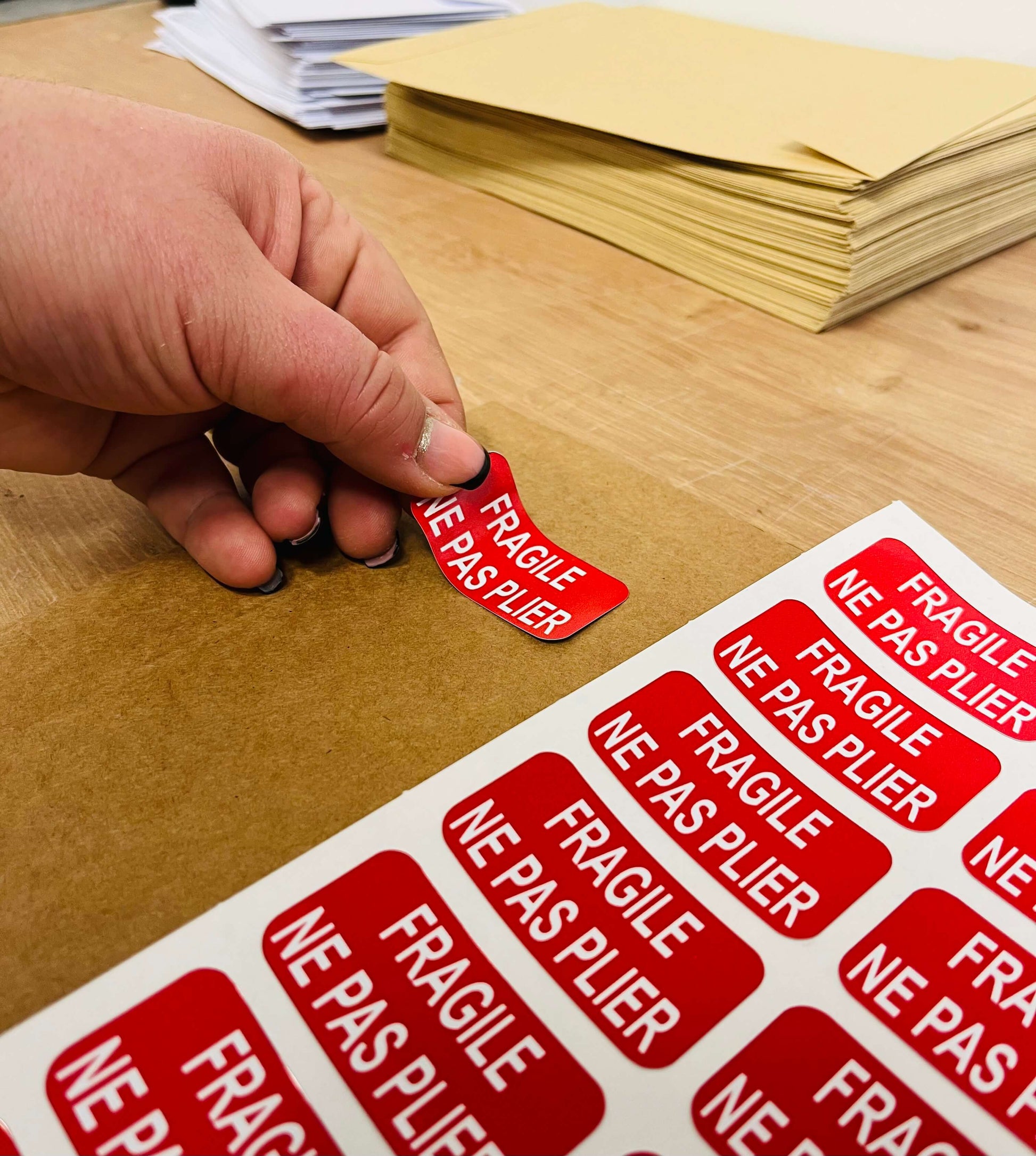 Étiquette d'adresse postale transparente - Étiquettes personnalisées –  StickerGreen