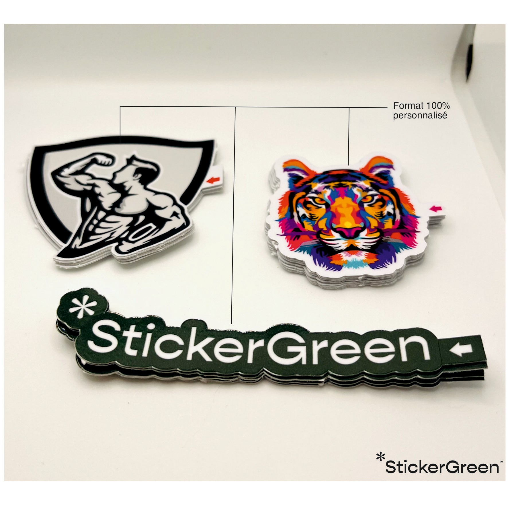 Tiktok personnalisé coloré - Sticker Autocollant par StickerGreen
