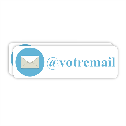 Votre mail personnalisé sticker autocollant