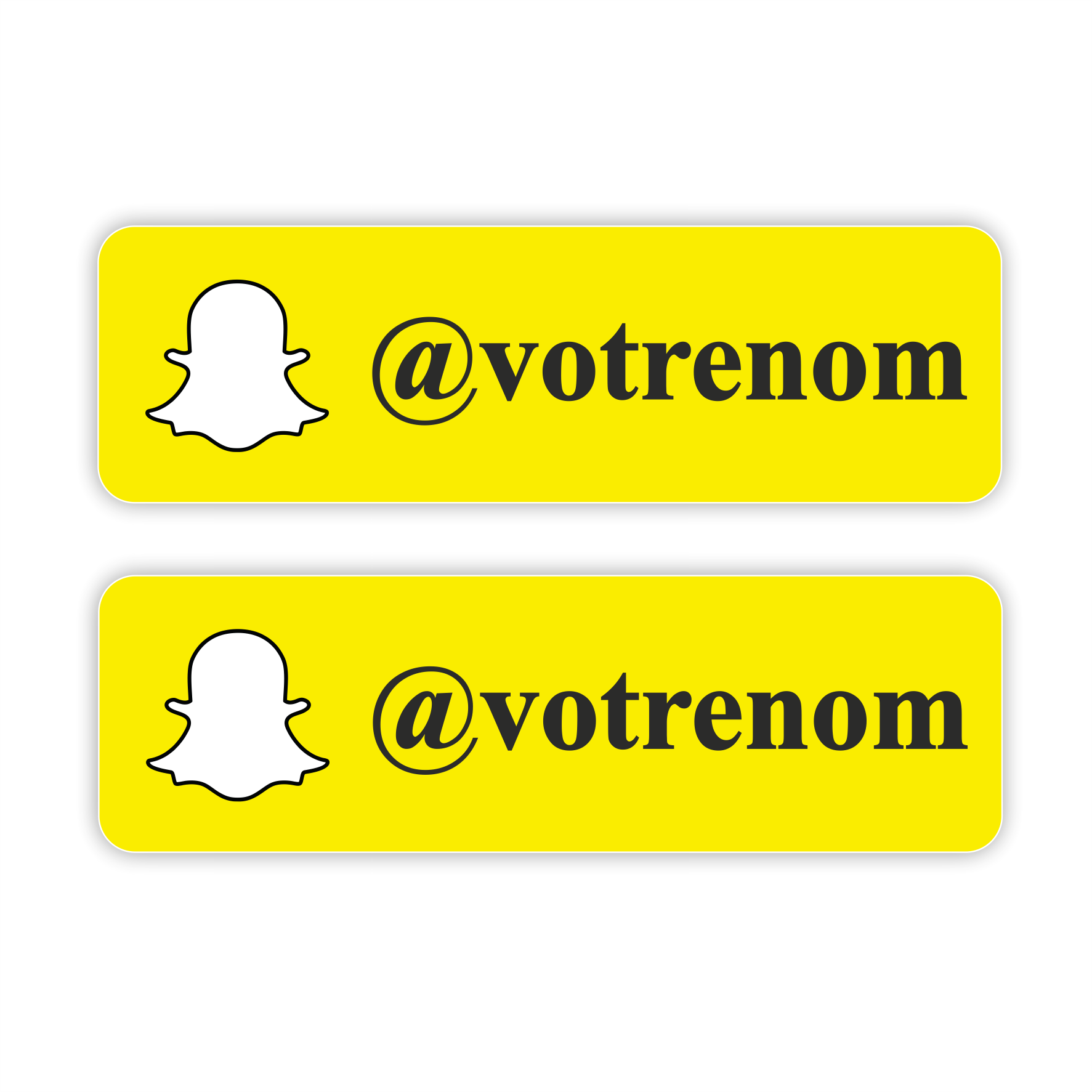 Snapchat personnalisé sticker sutocollant par StickerGreen