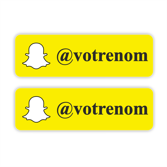 Snapchat personnalisé sticker autocollant