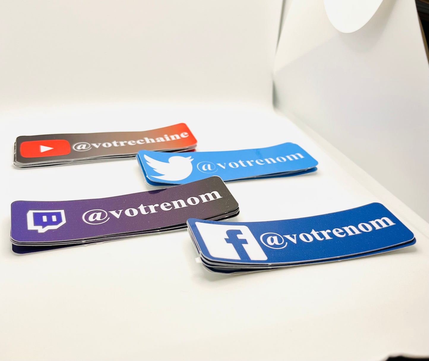 Twitch personnalisé violet sticker autocollant